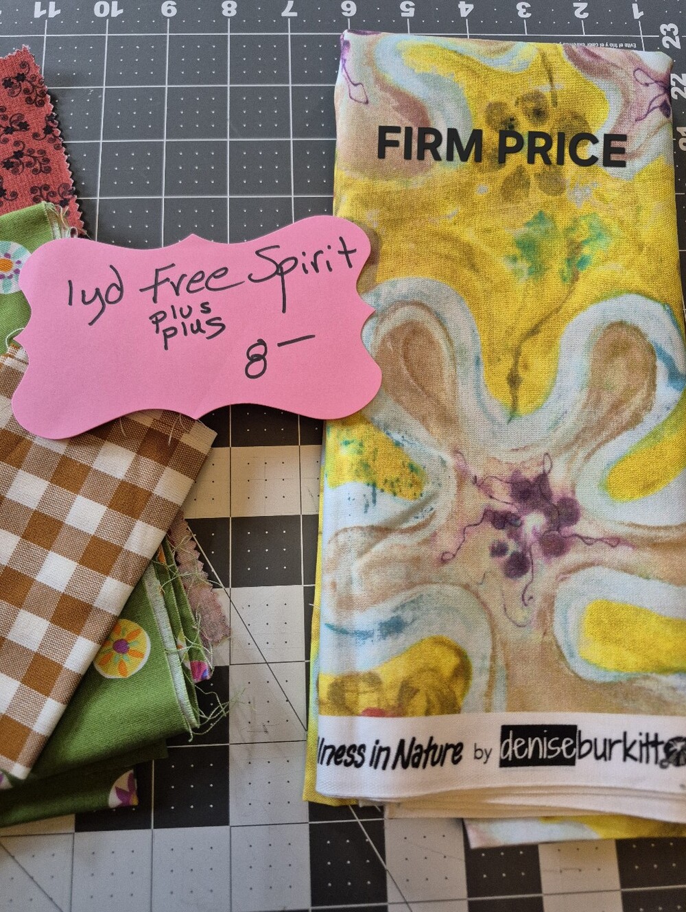 FABRIC!! Yellow & Browns Designer Cut & Scraps Cotton Fabric Bundle QUILT bags